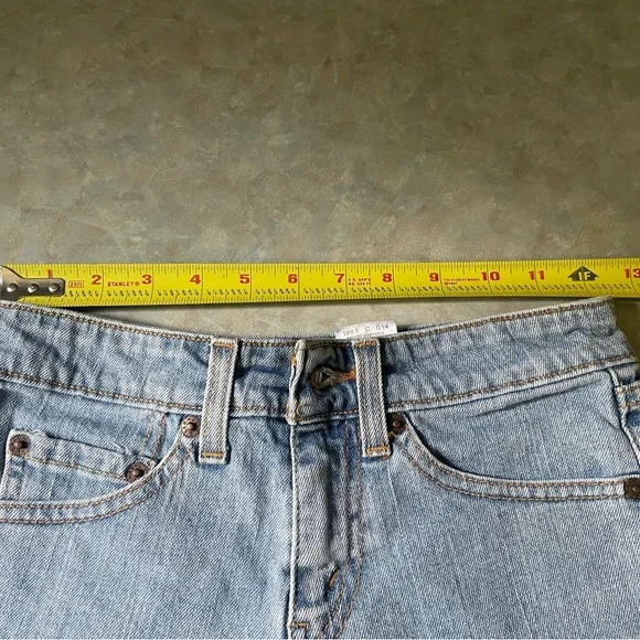 Levi's Light Blue Denim Jean Shorts - Picture 15 of 15